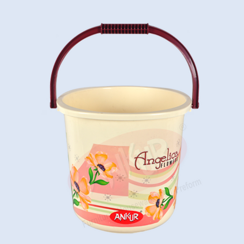 Decorated Square Round Bucket – 18